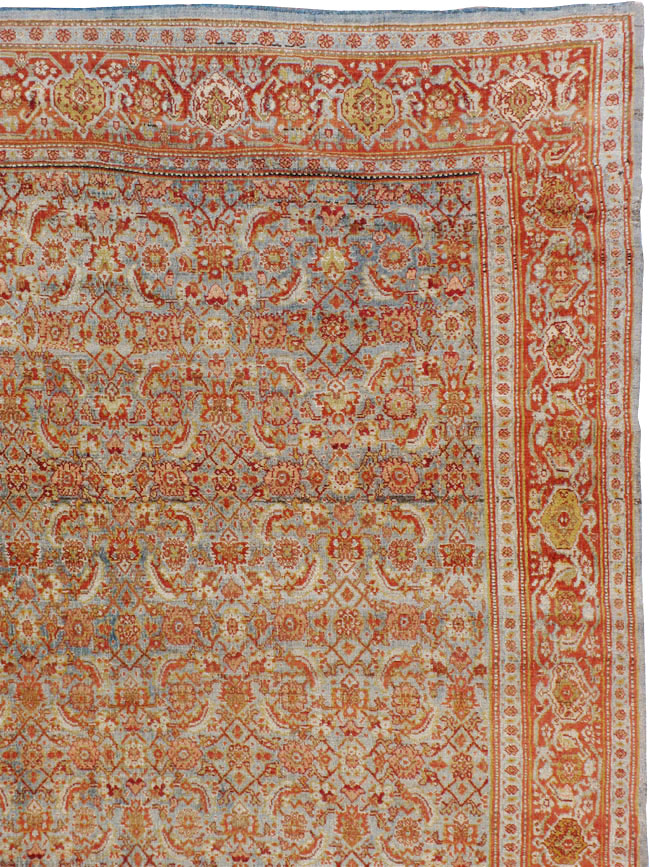 Antique Persian Senneh Carpet, No.20301 - Galerie Shabab
