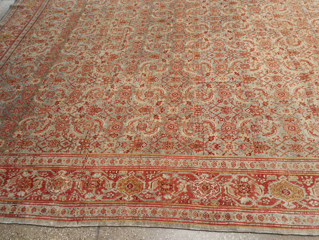 Antique Persian Senneh Carpet, No.20301 - Galerie Shabab