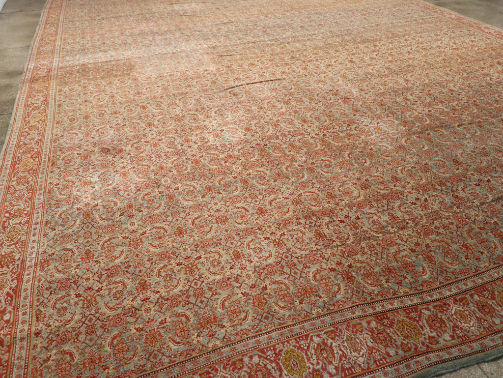 Antique Persian Senneh Carpet, No.20301 - Galerie Shabab