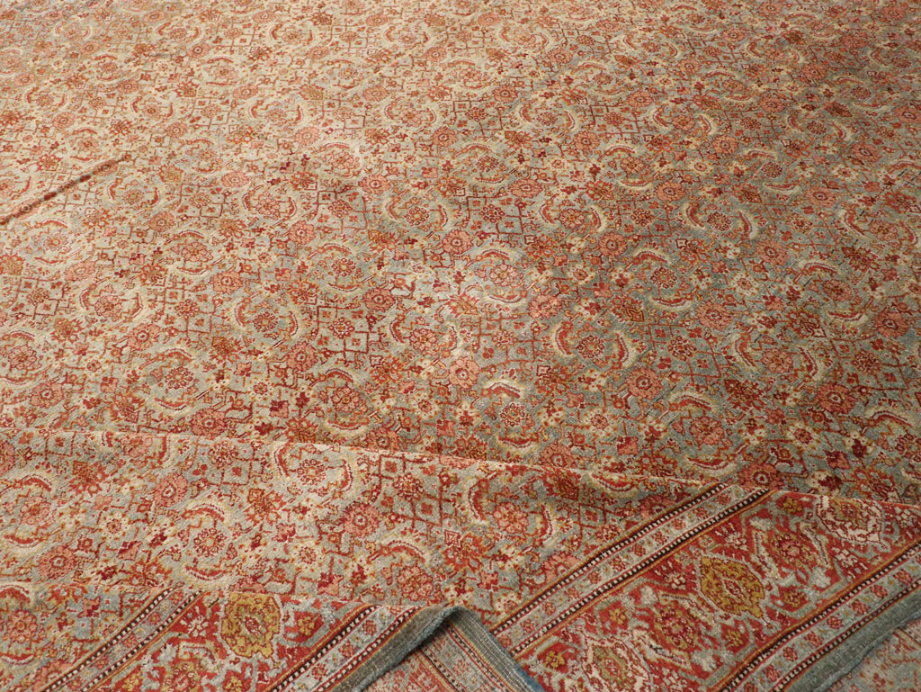 Antique Persian Senneh Carpet, No.20301 - Galerie Shabab