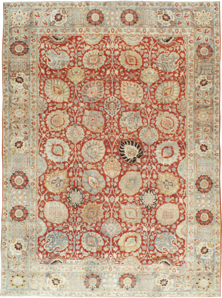 Antique Persian Tabriz Carpet, No.20304 - Galerie Shabab