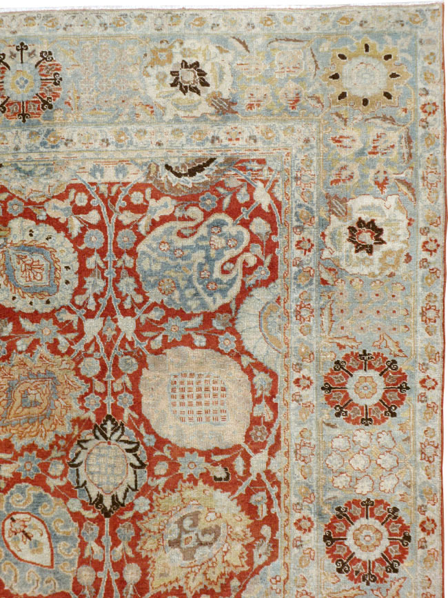 Antique Persian Tabriz Carpet, No.20304 - Galerie Shabab