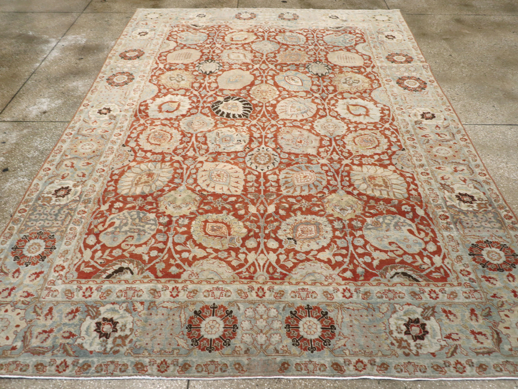 Antique Persian Tabriz Carpet, No.20304 - Galerie Shabab