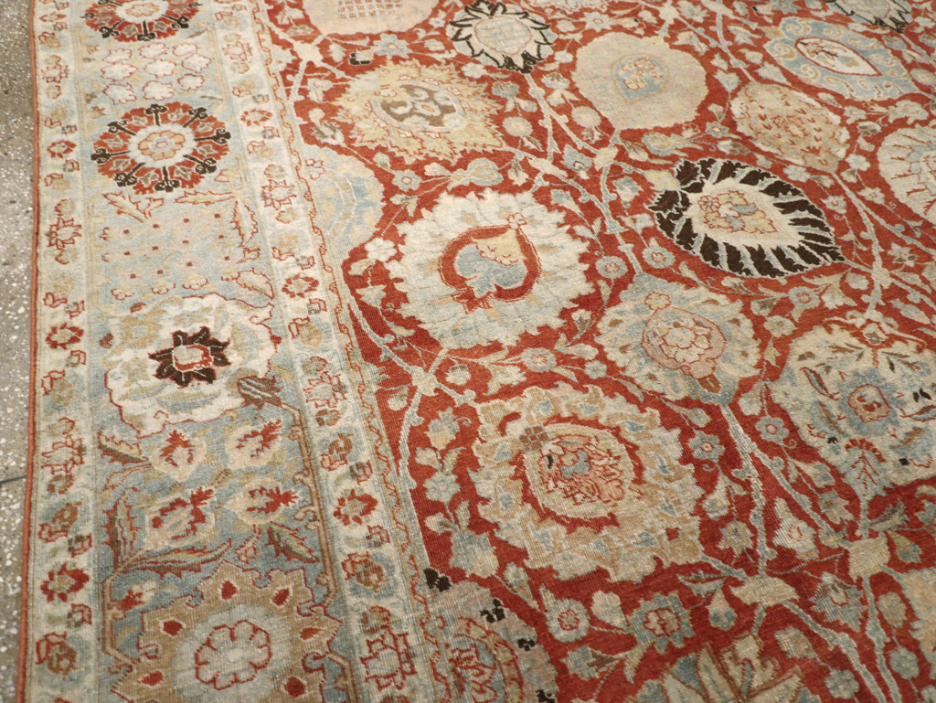 Antique Persian Tabriz Carpet, No.20304 - Galerie Shabab