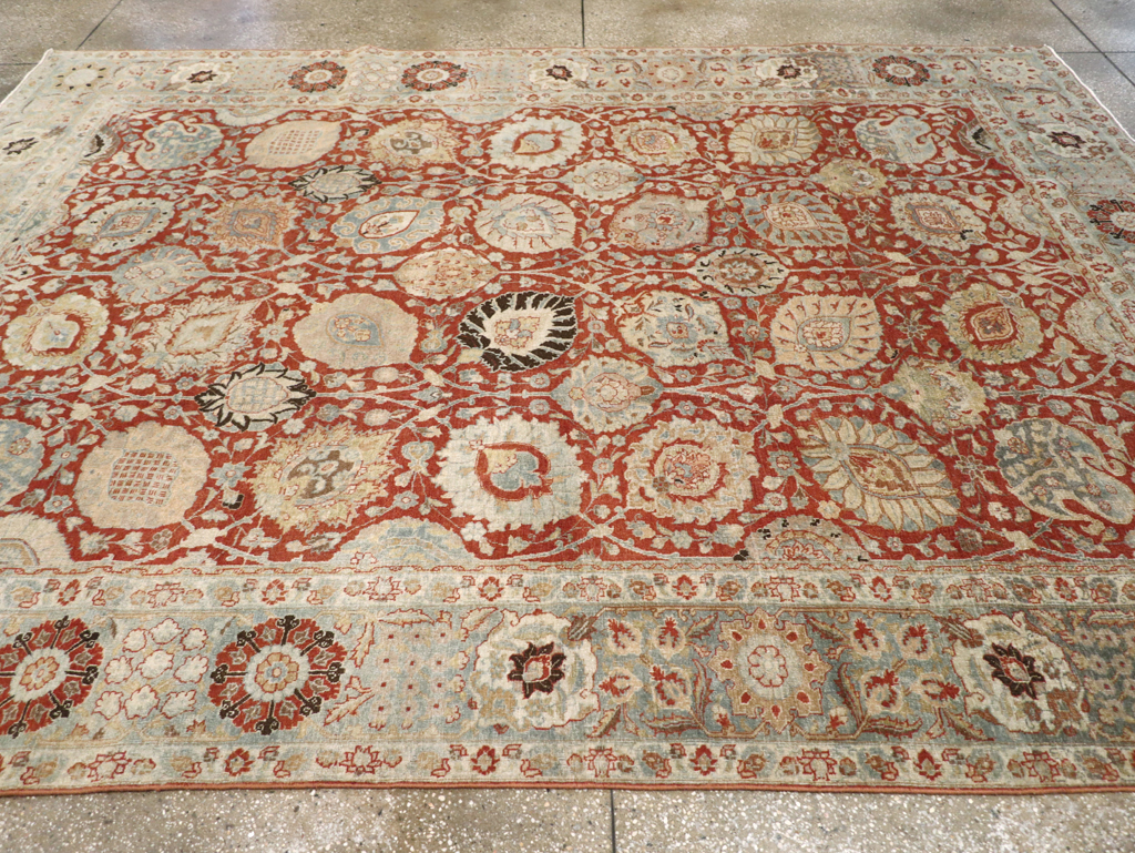 Antique Persian Tabriz Carpet, No.20304 - Galerie Shabab