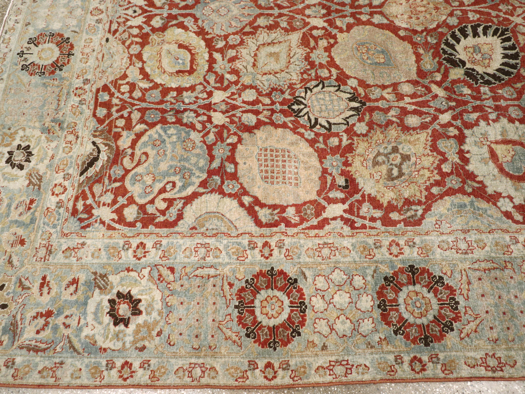 Antique Persian Tabriz Carpet, No.20304 - Galerie Shabab