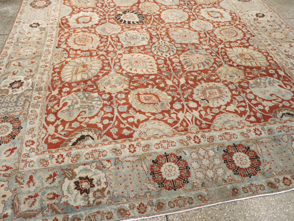 Antique Persian Tabriz Carpet, No.20304 - Galerie Shabab