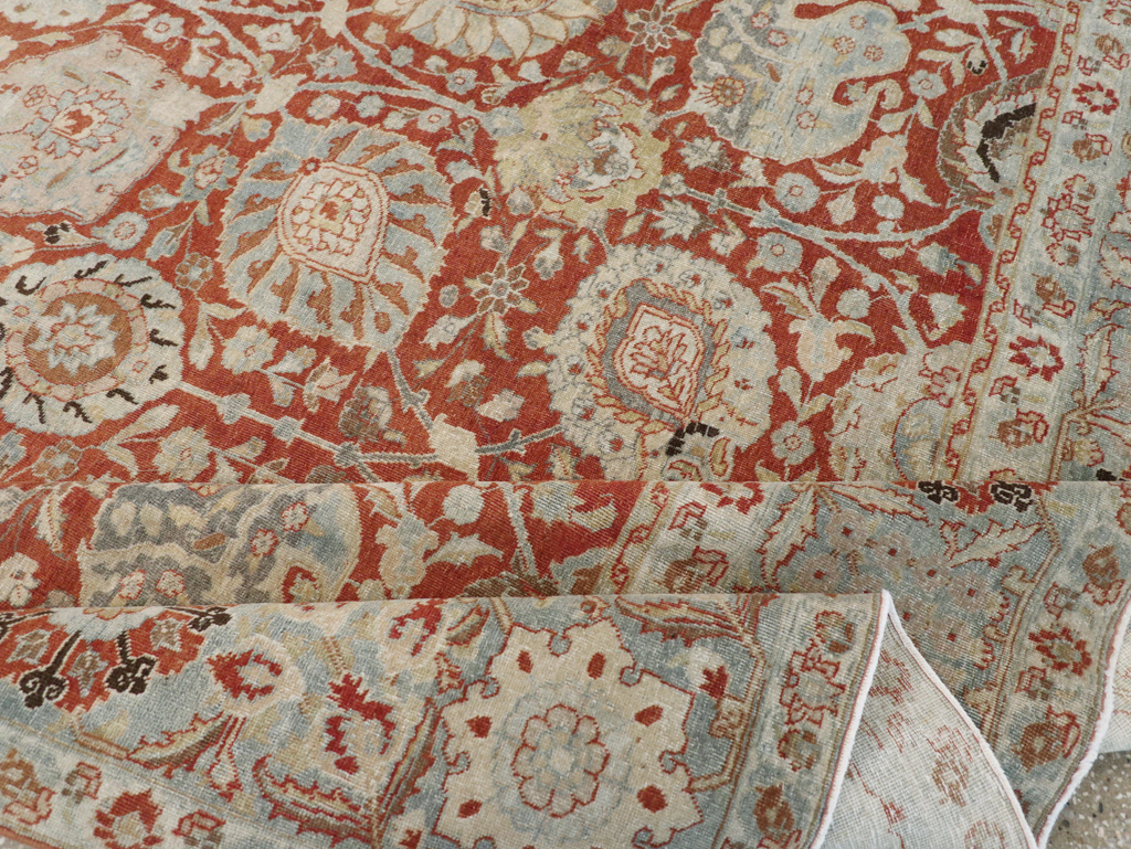 Antique Persian Tabriz Carpet, No.20304 - Galerie Shabab