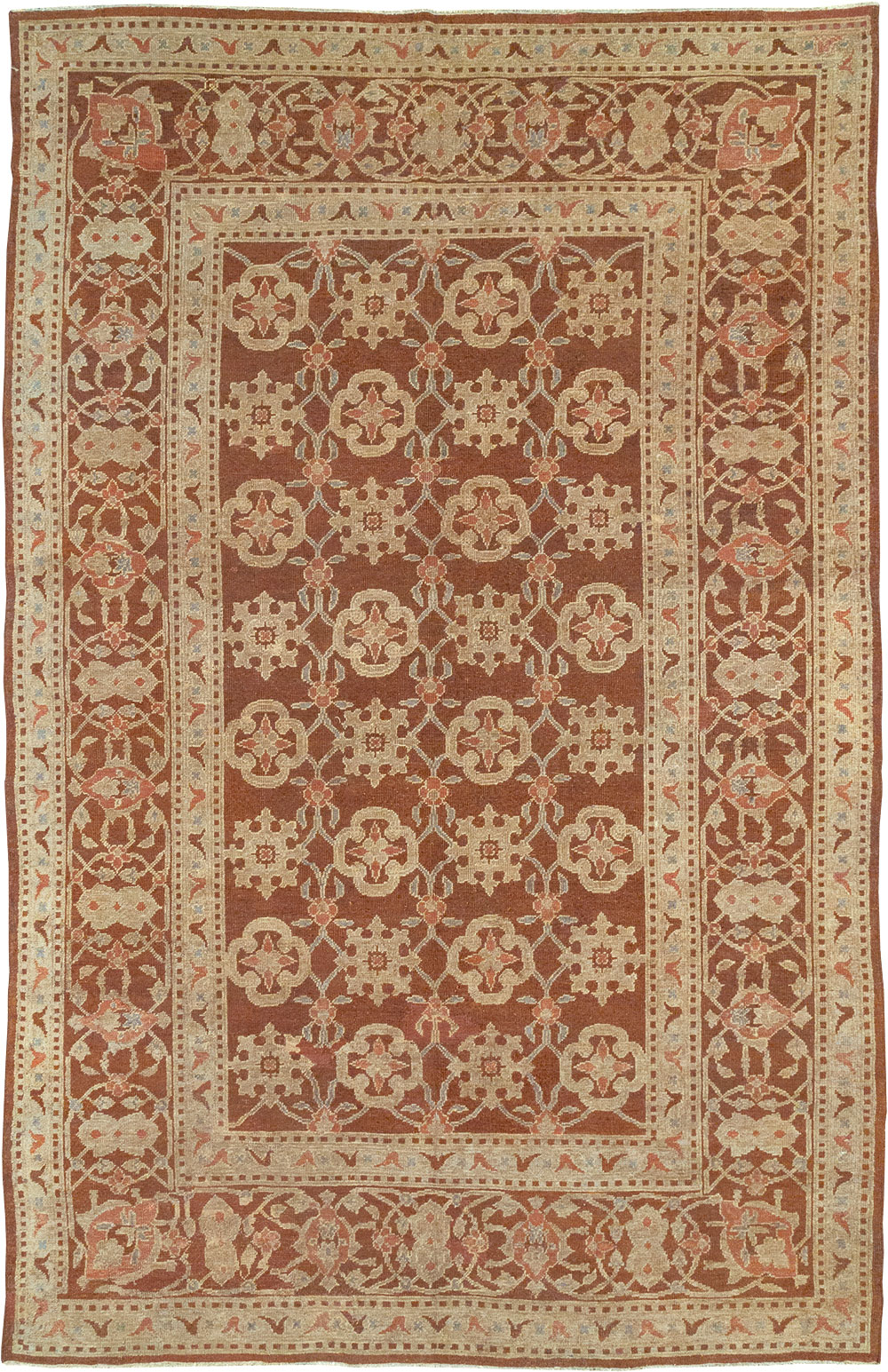 Vintage Indian Lahore Room Size Carpet, No.20307 - Galerie Shabab