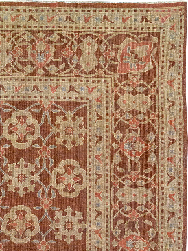 Vintage Indian Lahore Room Size Carpet, No.20307 - Galerie Shabab