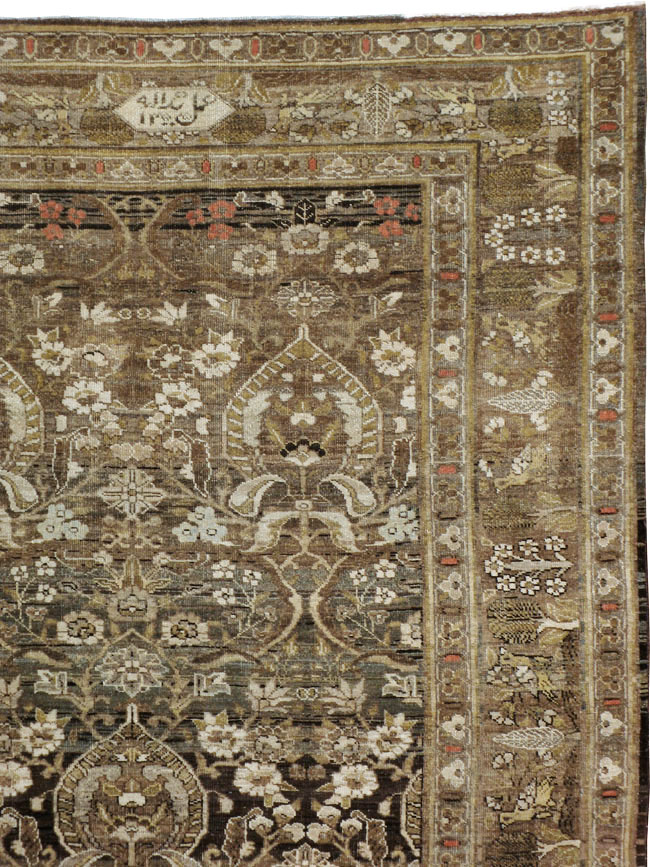 Antique Persian Tabriz Carpet, No.20330 - Galerie Shabab