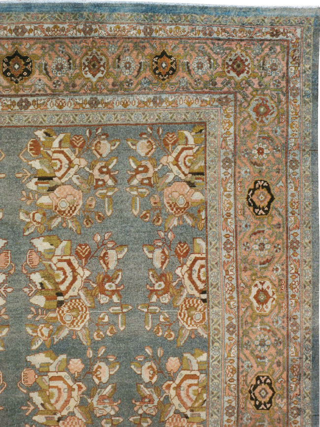 Antique Persian Malayer Square Carpet, No.20333 - Galerie Shabab