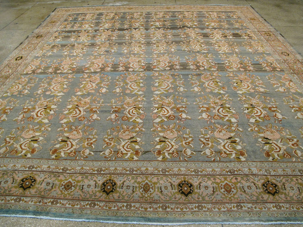 Antique Persian Malayer Square Carpet, No.20333 - Galerie Shabab