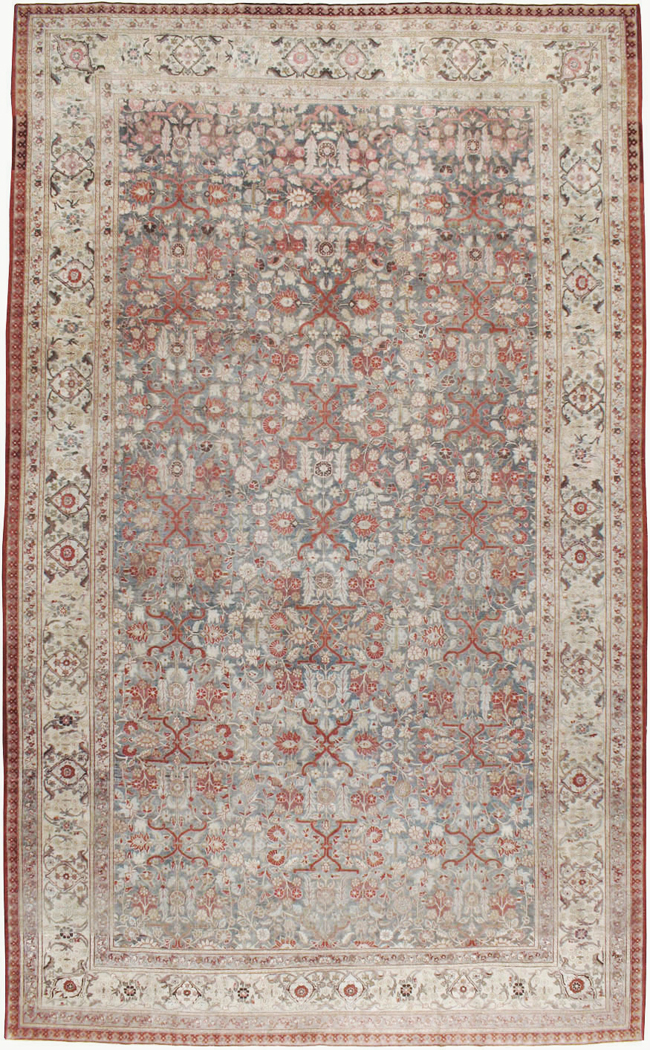 Antique Persian Tabriz Carpet, No.20338 - Galerie Shabab