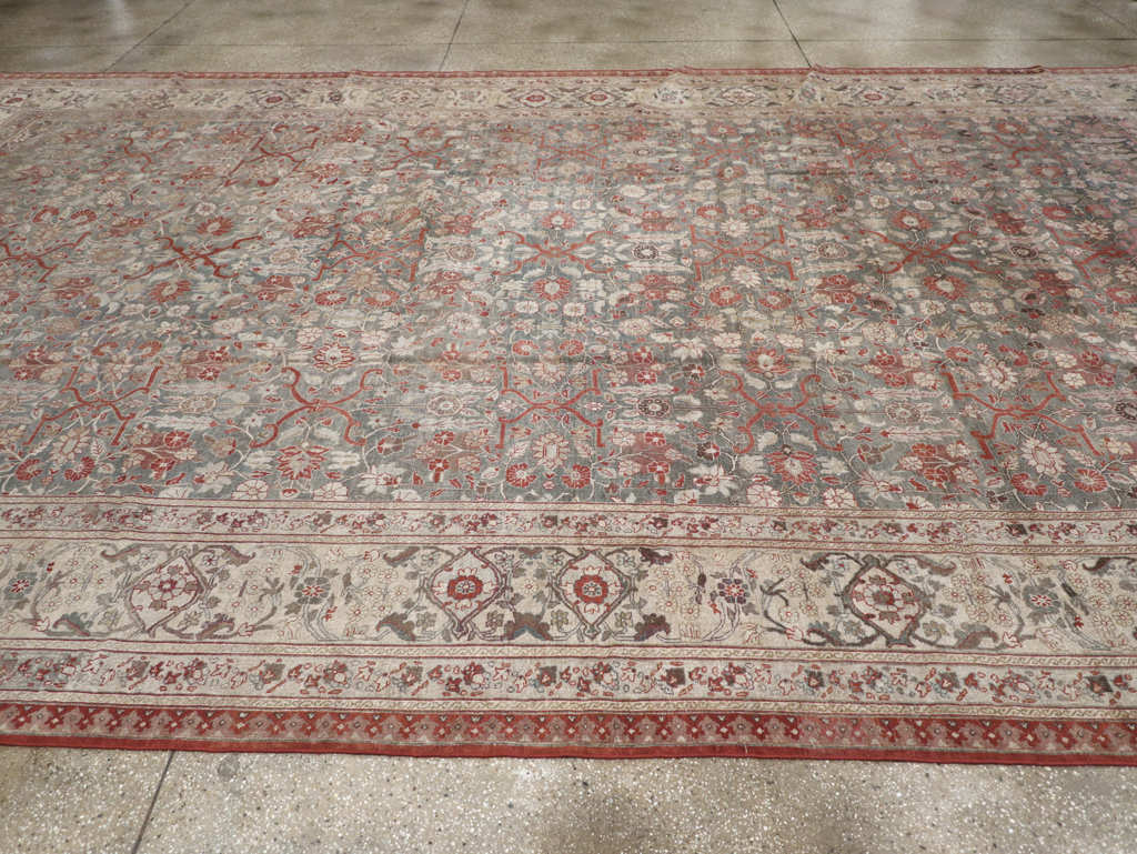 Antique Persian Tabriz Carpet, No.20338 - Galerie Shabab
