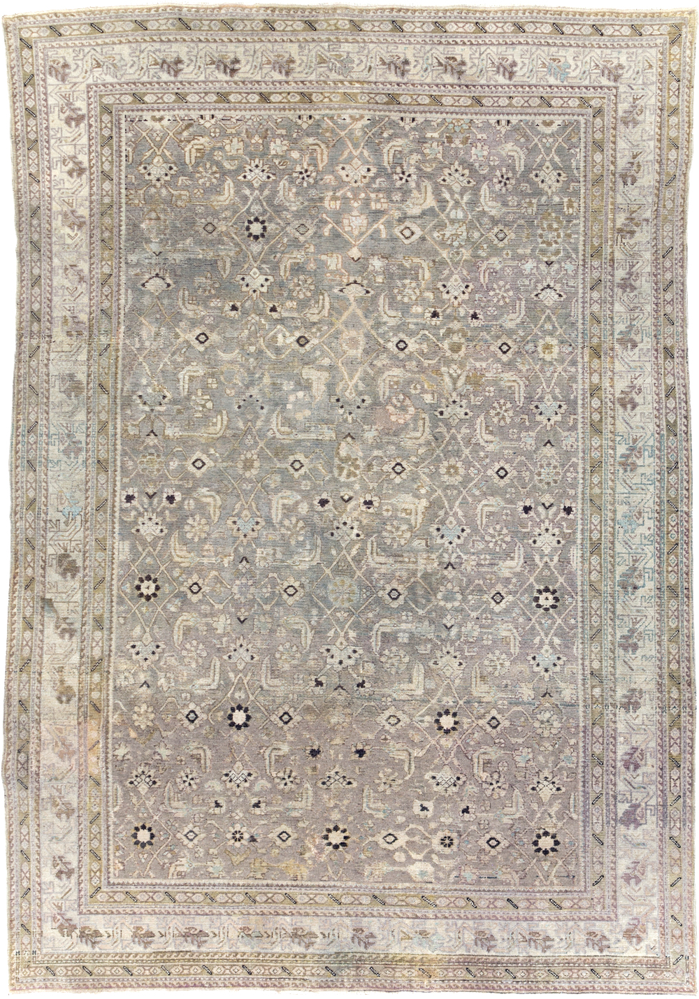 Vintage Persian Malayer Accent Carpet, No.20344 - Galerie Shabab