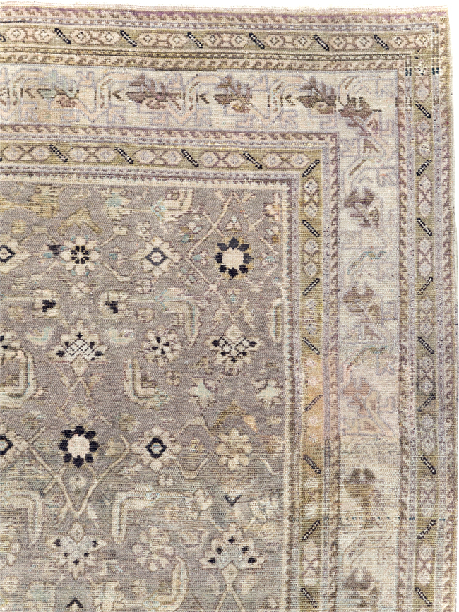 Vintage Persian Malayer Accent Carpet, No.20344 - Galerie Shabab