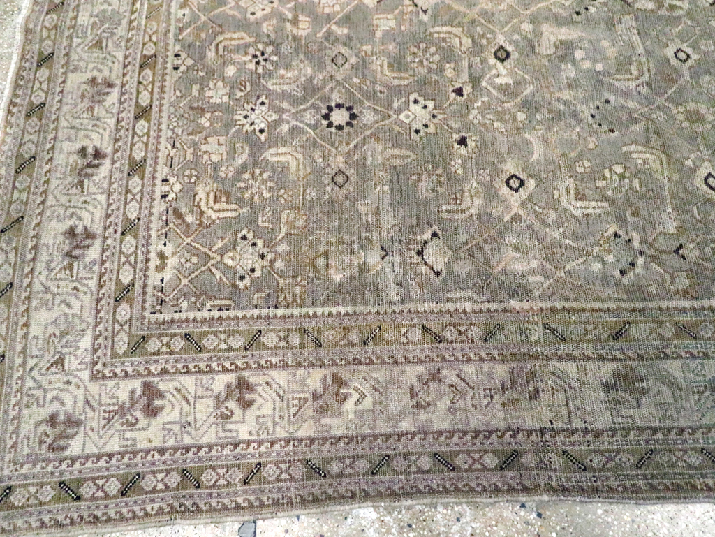 Vintage Persian Malayer Accent Carpet, No.20344 - Galerie Shabab
