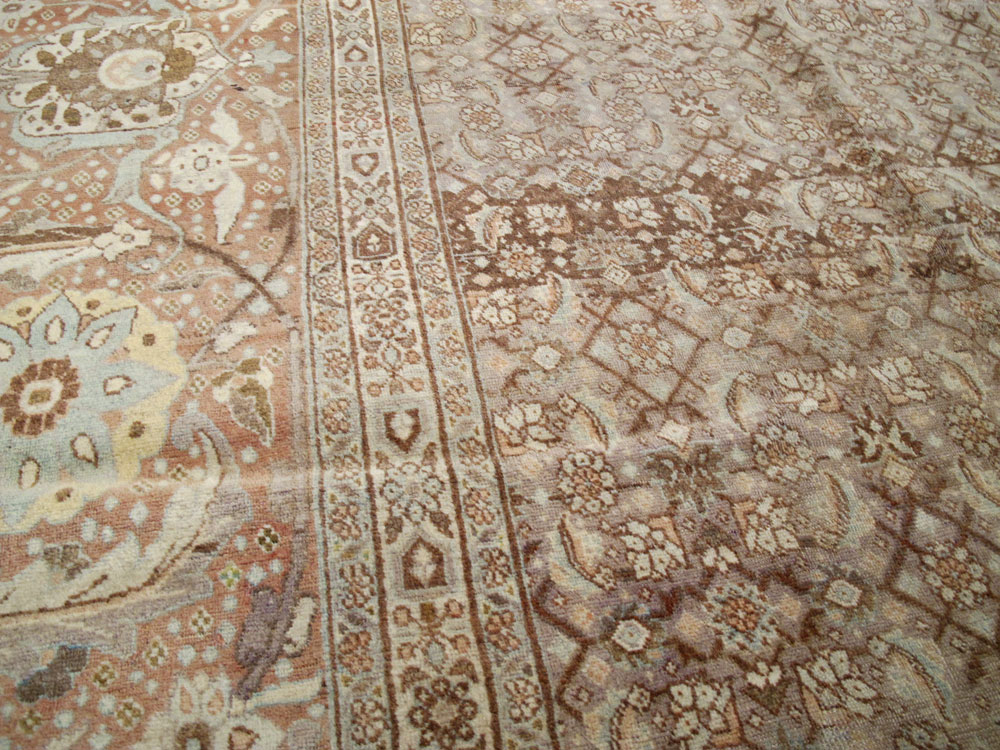 Antique Tabriz Persian Carpet, No.20356 - Galerie Shabab