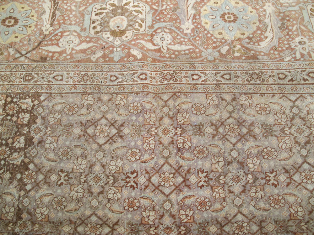 Antique Tabriz Persian Carpet, No.20356 - Galerie Shabab