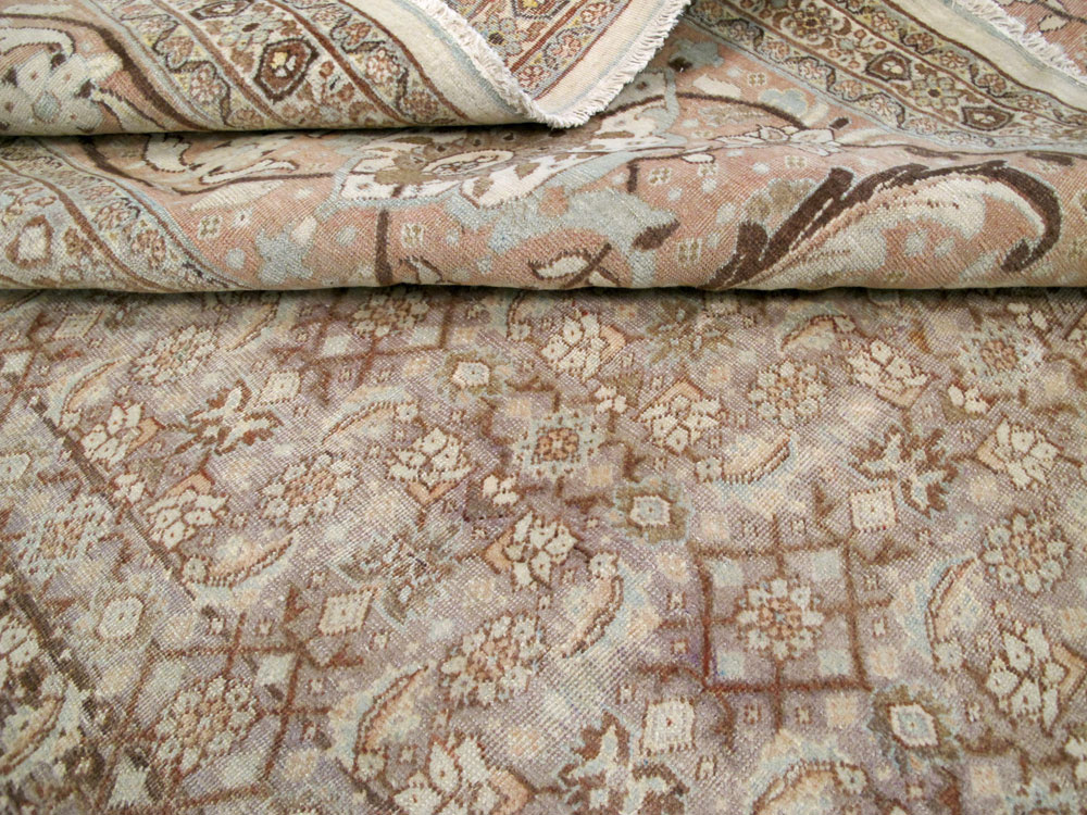 Antique Tabriz Persian Carpet, No.20356 - Galerie Shabab