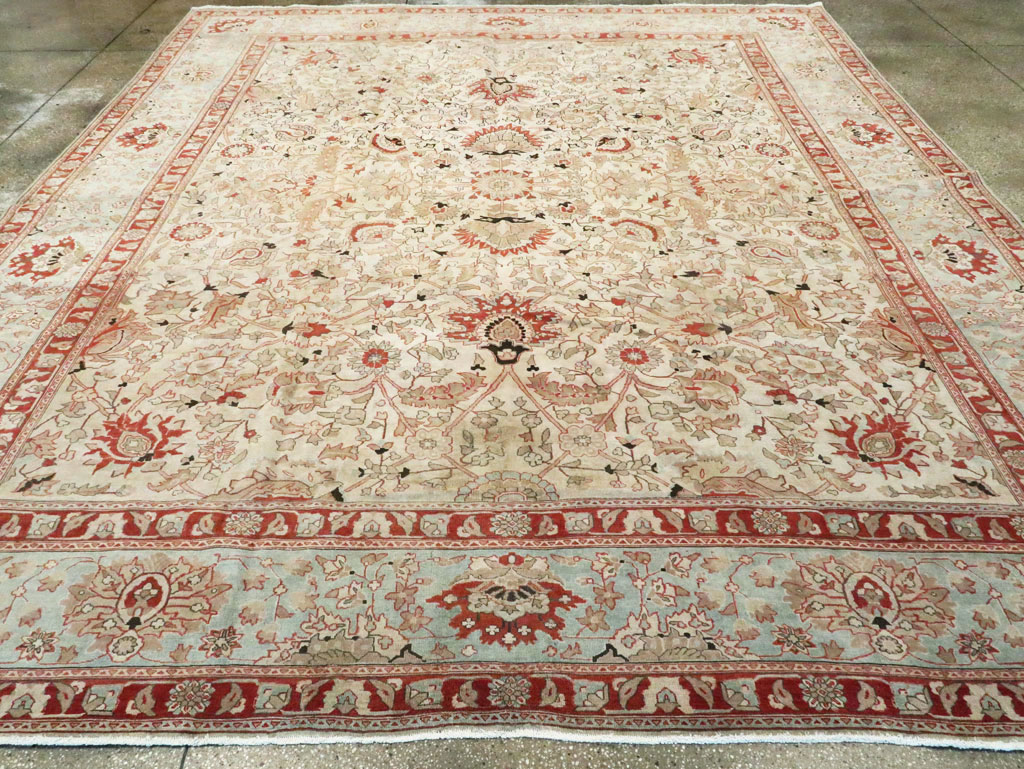 Antique Persian Tabriz Carpet, No.20357 - Galerie Shabab