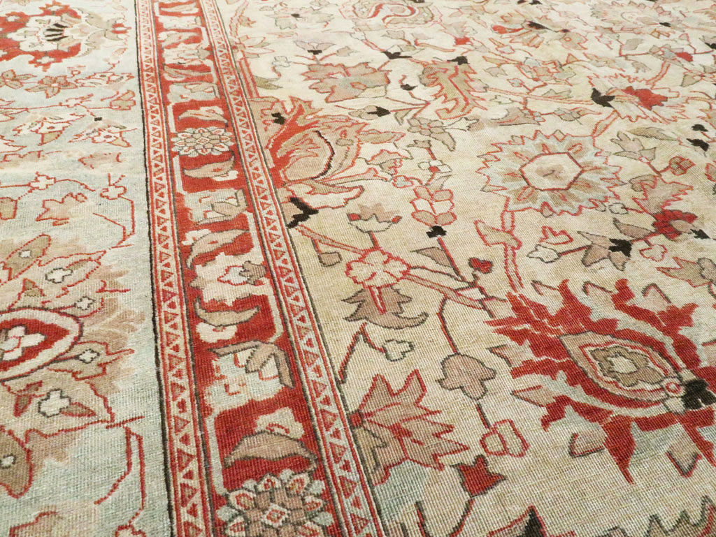Antique Persian Tabriz Carpet, No.20357 - Galerie Shabab