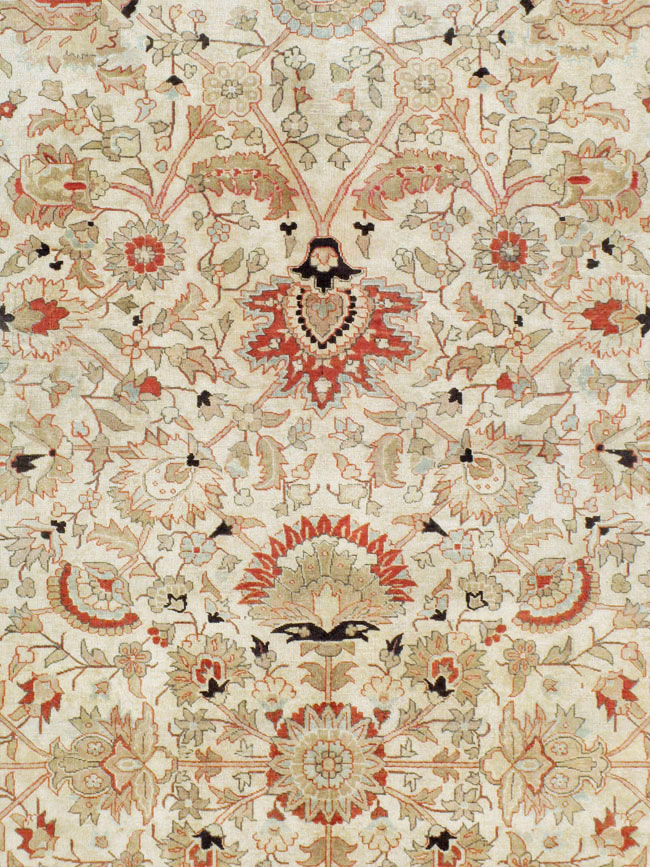 Antique Persian Tabriz Carpet, No.20357 - Galerie Shabab