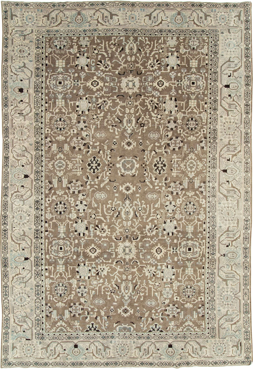 Vintage Persian Malayer Room Size Carpet, No.20388 - Galerie Shabab