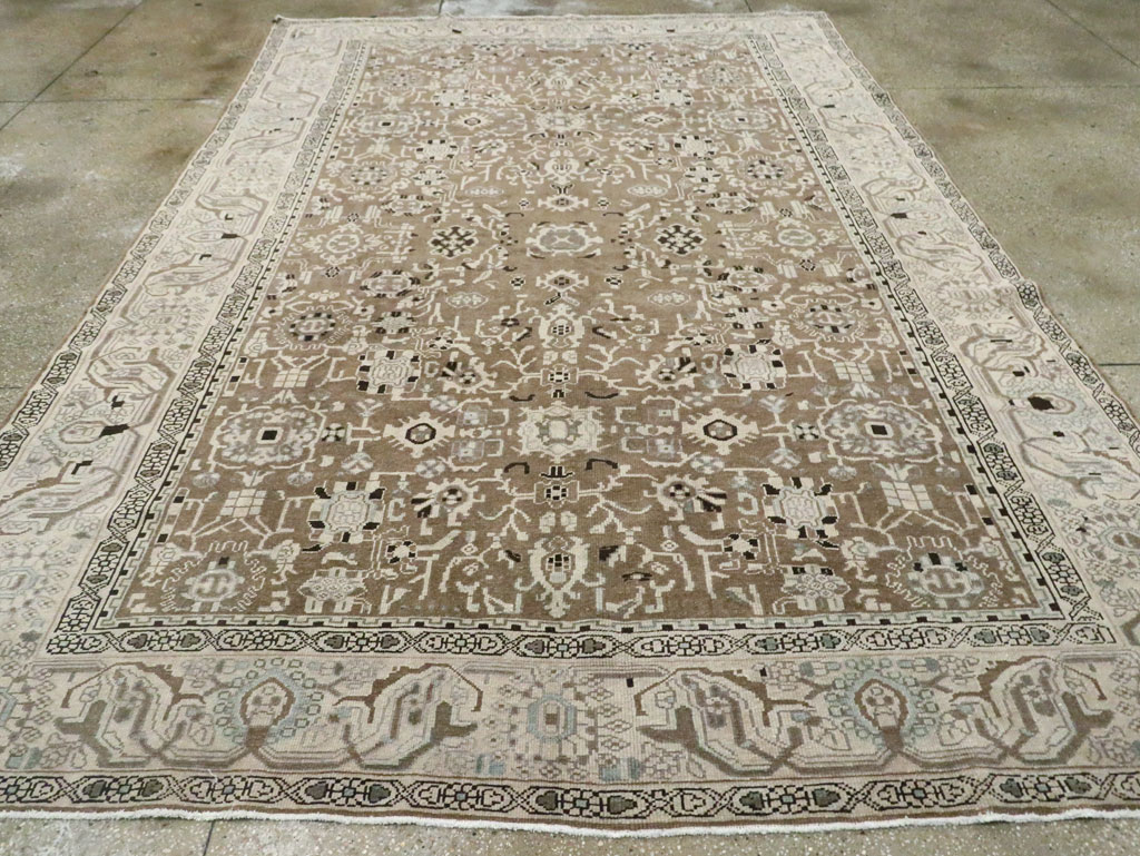 Vintage Persian Malayer Room Size Carpet, No.20388 - Galerie Shabab
