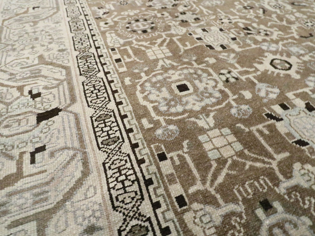 Vintage Persian Malayer Room Size Carpet, No.20388 - Galerie Shabab