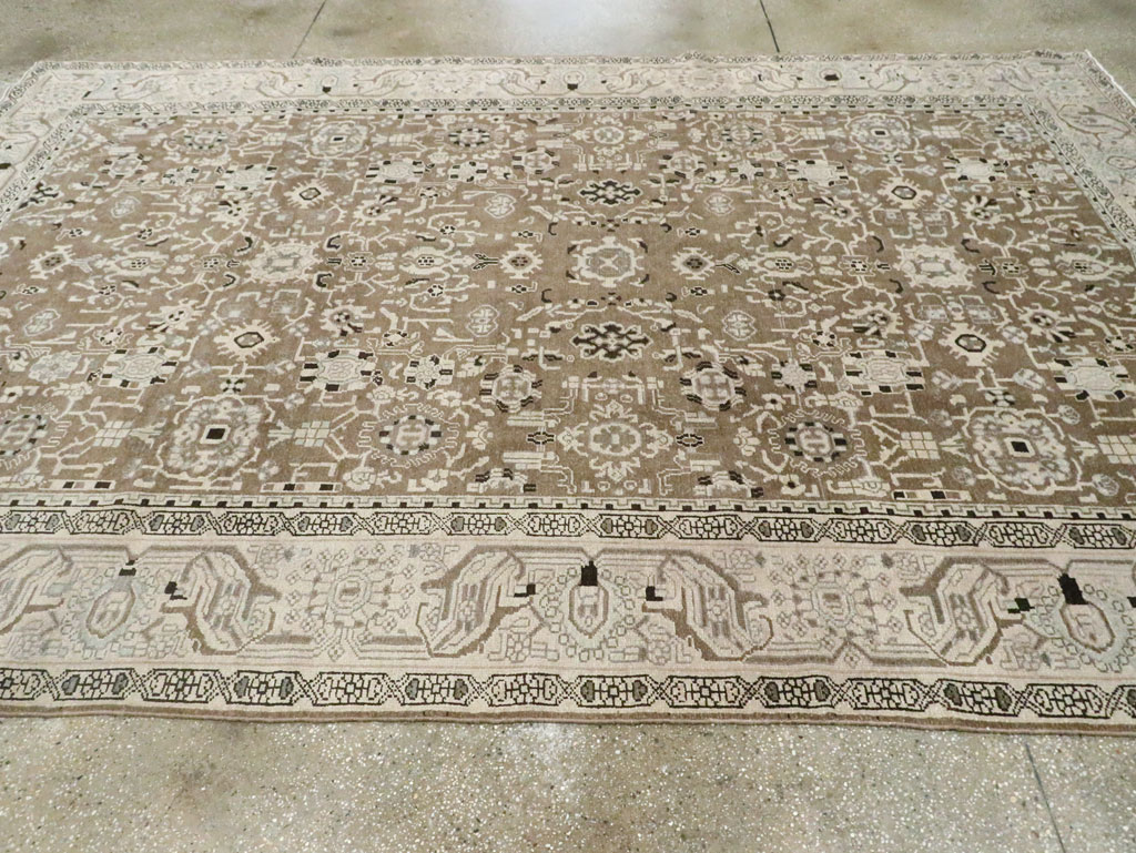 Vintage Persian Malayer Room Size Carpet, No.20388 - Galerie Shabab