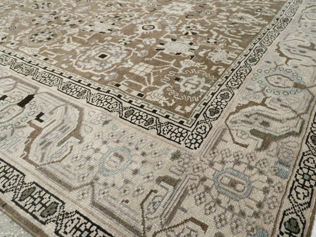 Vintage Persian Malayer Room Size Carpet, No.20388 - Galerie Shabab