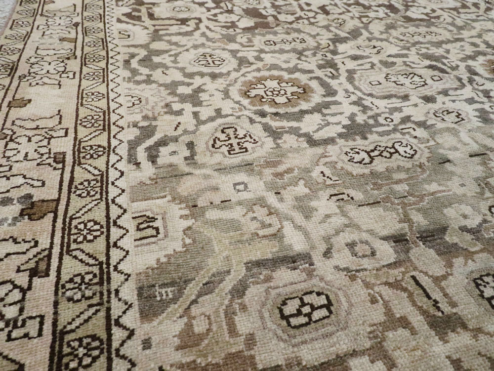 Vintage Persian Malayer Gallery Carpet, No.20393 - Galerie Shabab