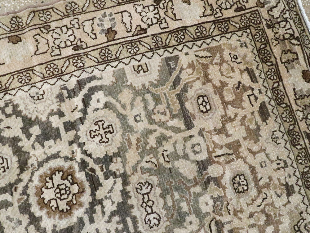 Vintage Persian Malayer Gallery Carpet, No.20393 - Galerie Shabab