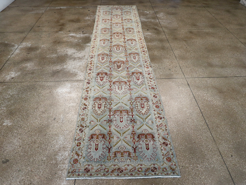 Vintage Persian Malayer Runner, No.20400 - Galerie Shabab