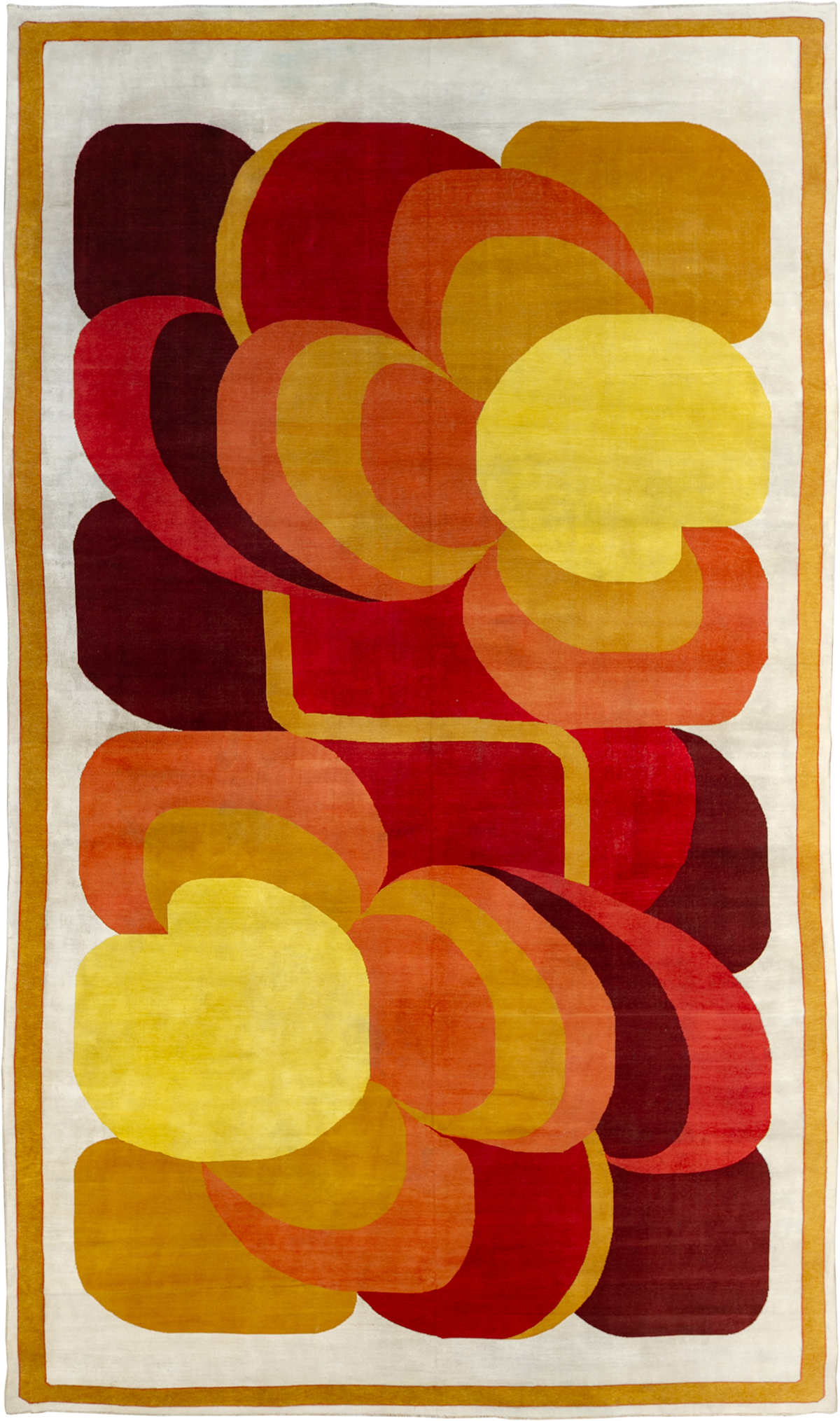 Vintage French Art Deco Oversize Carpet, No.20405 - Galerie Shabab