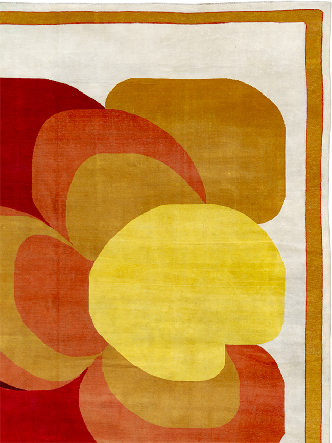 Vintage French Art Deco Oversize Carpet, No.20405 - Galerie Shabab