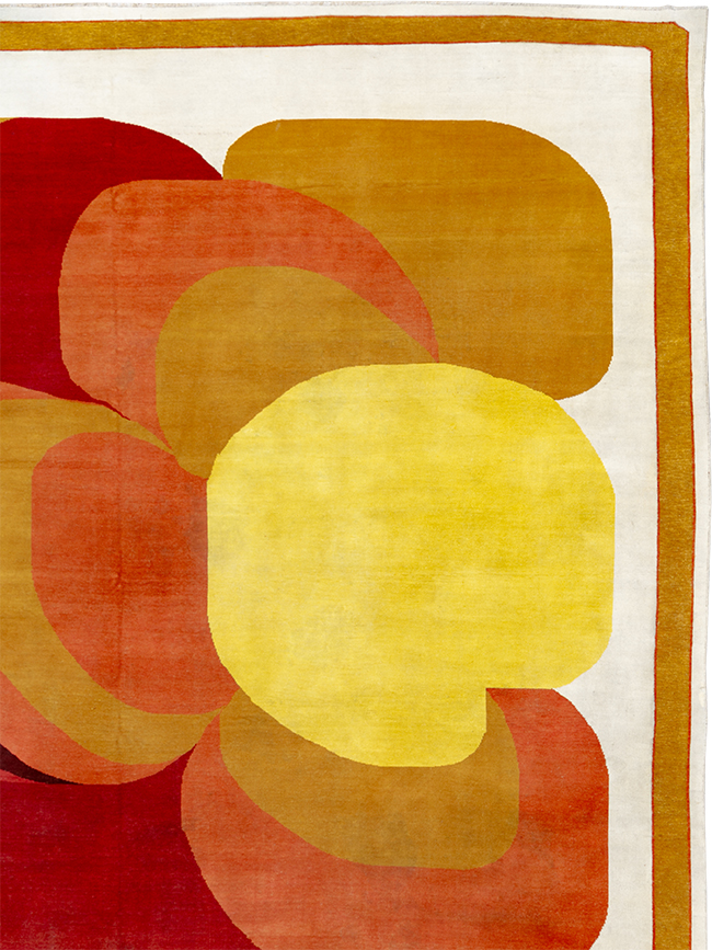 Vintage French Art Deco Oversize Carpet, No.20405 - Galerie Shabab