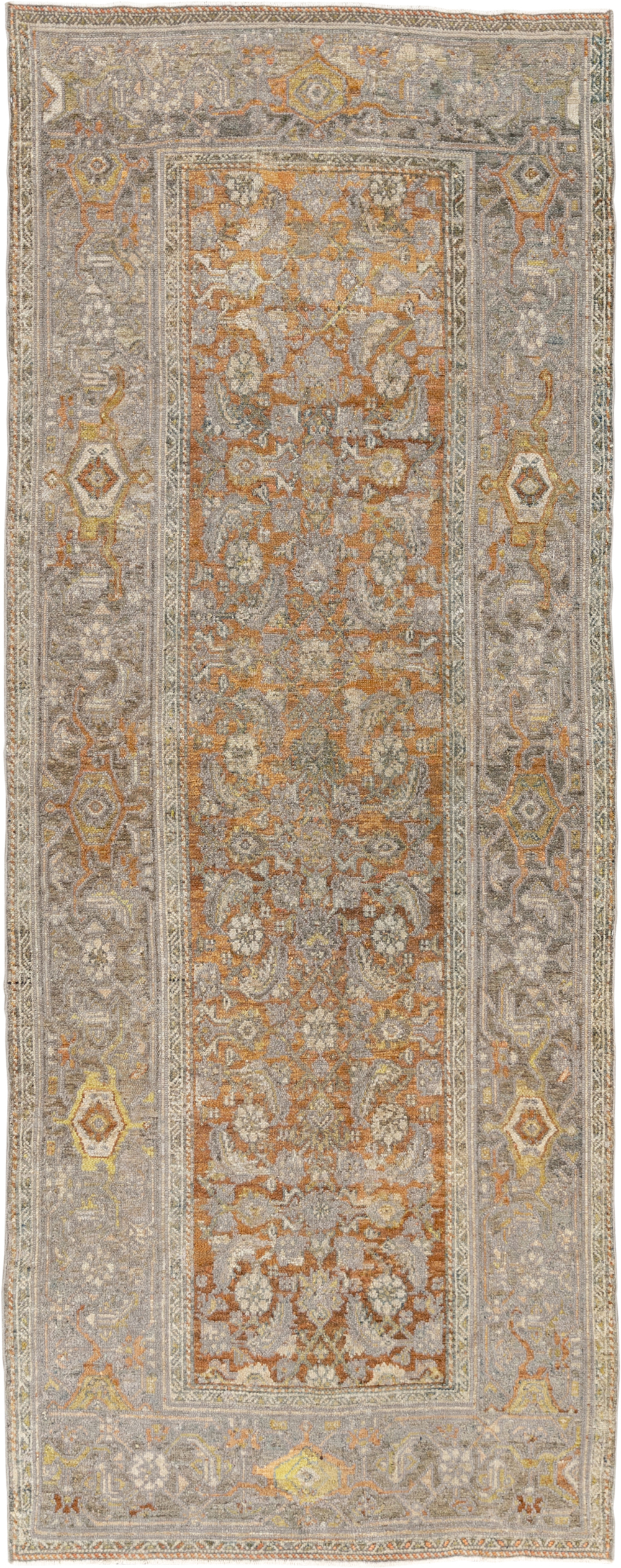 Antique Persian Kurdish Small Gallery Rug, No.20420 - Galerie Shabab