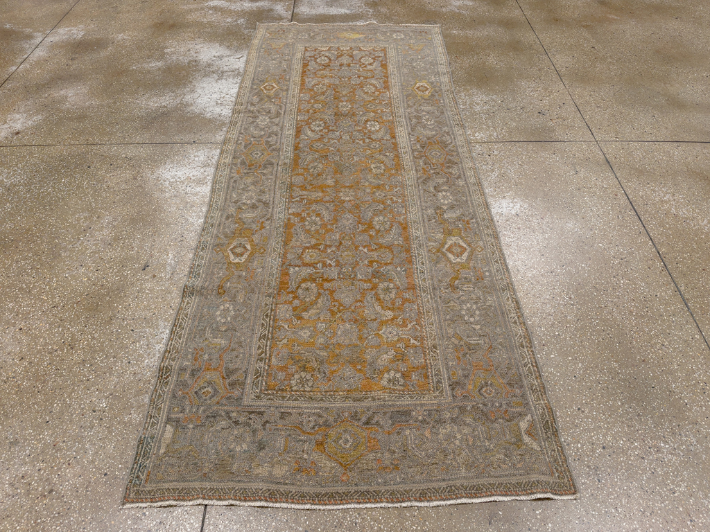 Antique Persian Kurdish Small Gallery Rug, No.20420 - Galerie Shabab