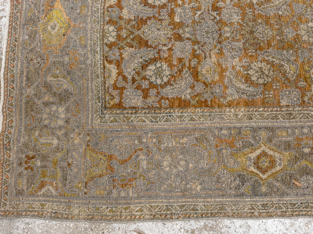 Antique Persian Kurdish Small Gallery Rug, No.20420 - Galerie Shabab