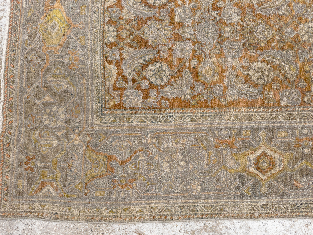 Antique Persian Kurdish Small Gallery Rug, No.20420 - Galerie Shabab