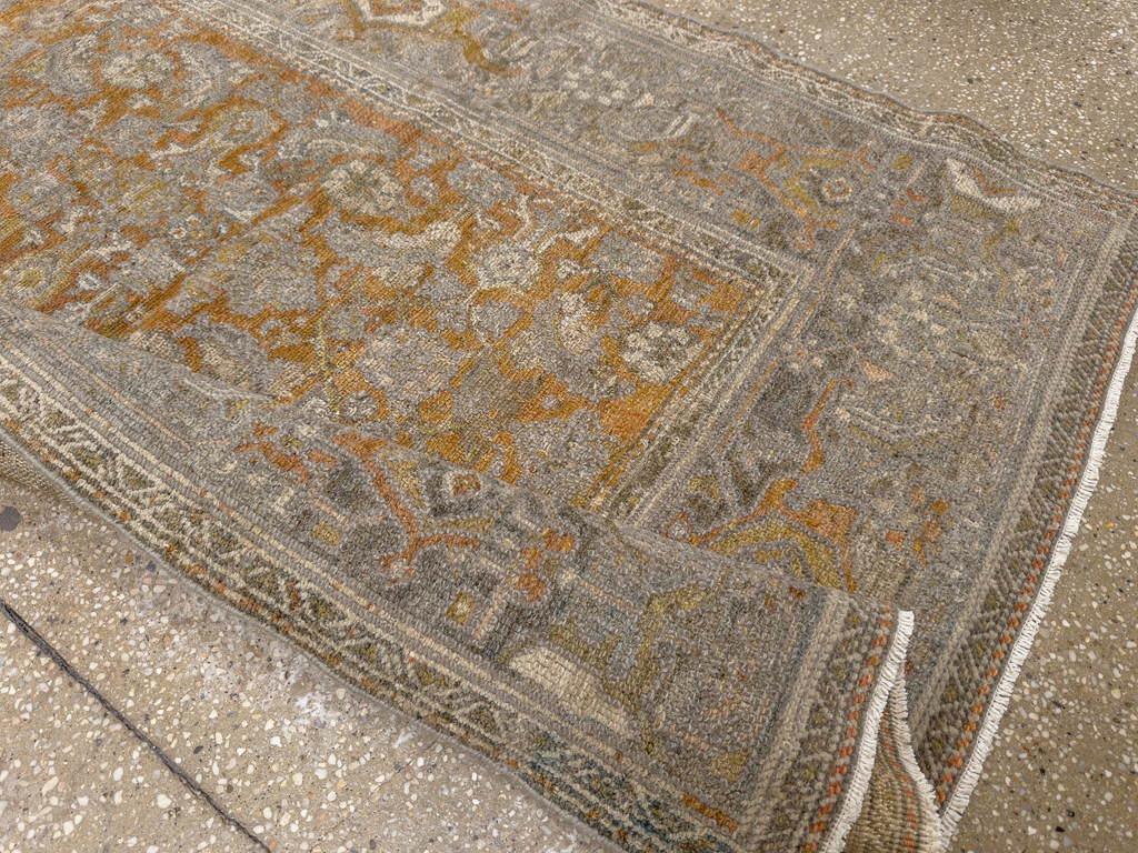 Antique Persian Kurdish Small Gallery Rug, No.20420 - Galerie Shabab