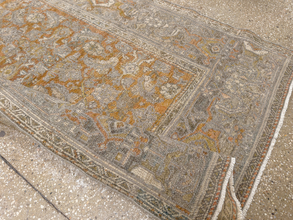 Antique Persian Kurdish Small Gallery Rug, No.20420 - Galerie Shabab
