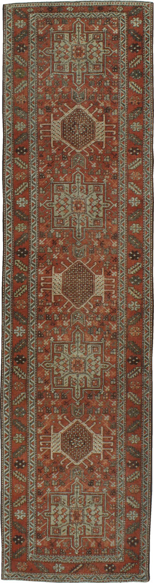 Vintage Persian Karajeh Runner, No.20426 - Galerie Shabab