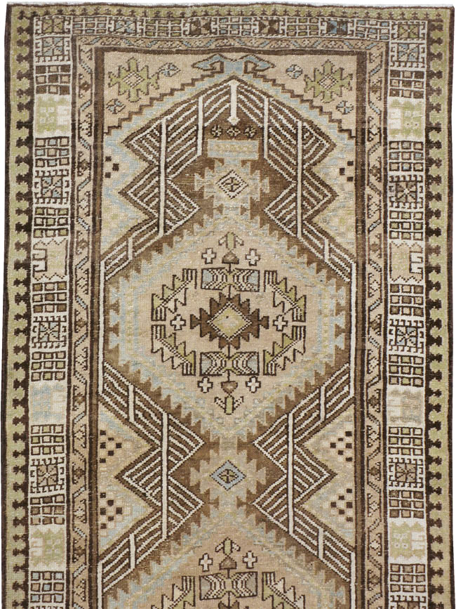 Vintage Persian Serab Runner, No.20427 - Galerie Shabab