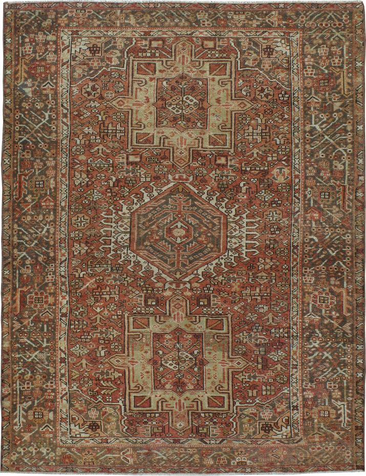 Antique Karajeh Square Rug, No.20428 - Galerie Shabab
