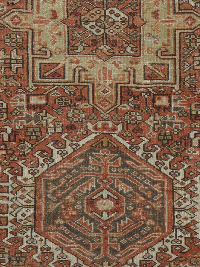 Antique Karajeh Square Rug, No.20428 - Galerie Shabab