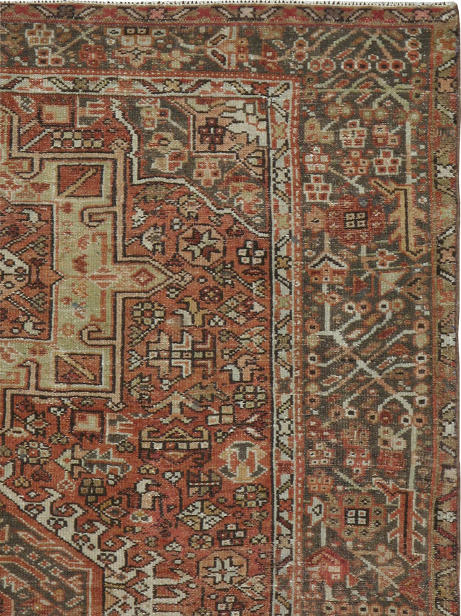 Antique Karajeh Square Rug, No.20428 - Galerie Shabab